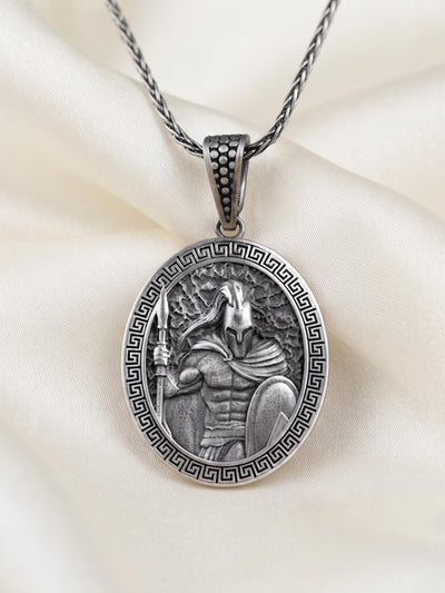 Antique Oxidized Sterling Silver Hindu Deity Pendant Necklace, Traditional Indian Jewelry