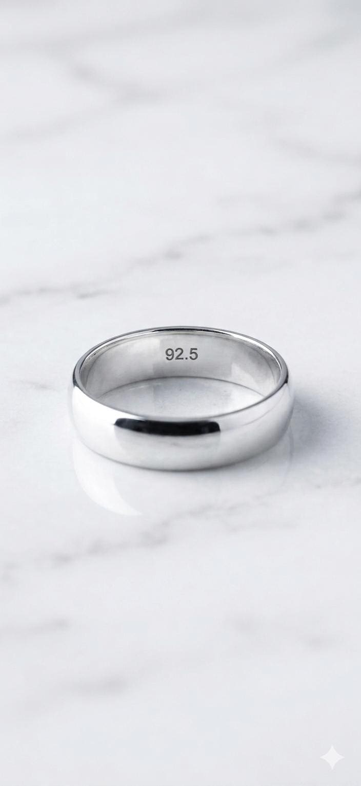925 Sterling Silver Band Ring, Minimalist Wedding, Stackable Unisex Jewelry