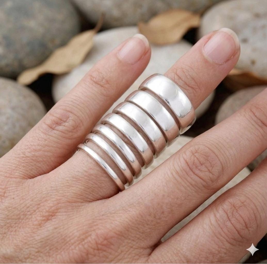 Solid 925 Sterling Silver Comfort Fit Band Ring, High Polish Minimalist Stacking Ring