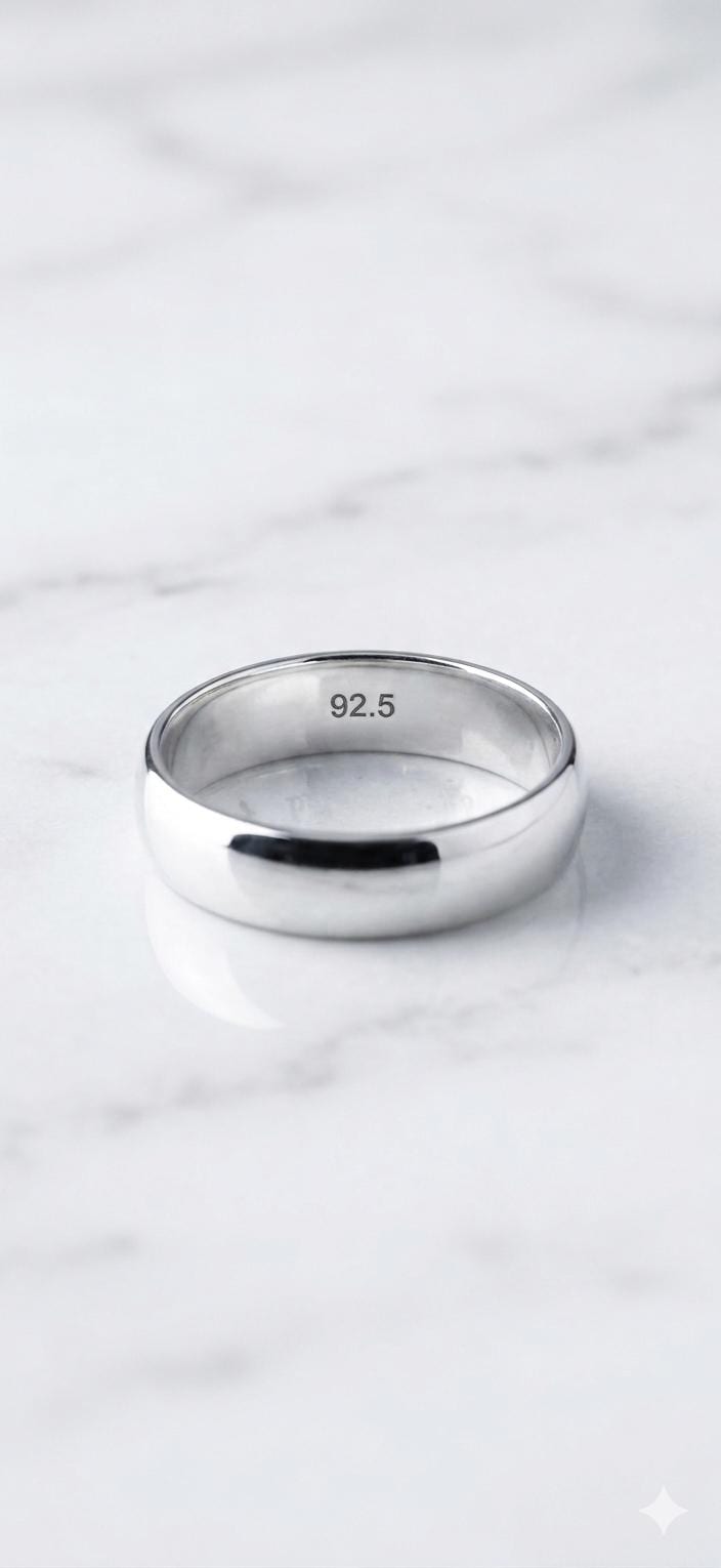 925 Sterling Silver Band Ring, Minimalist Wedding, Stackable Unisex Jewelry