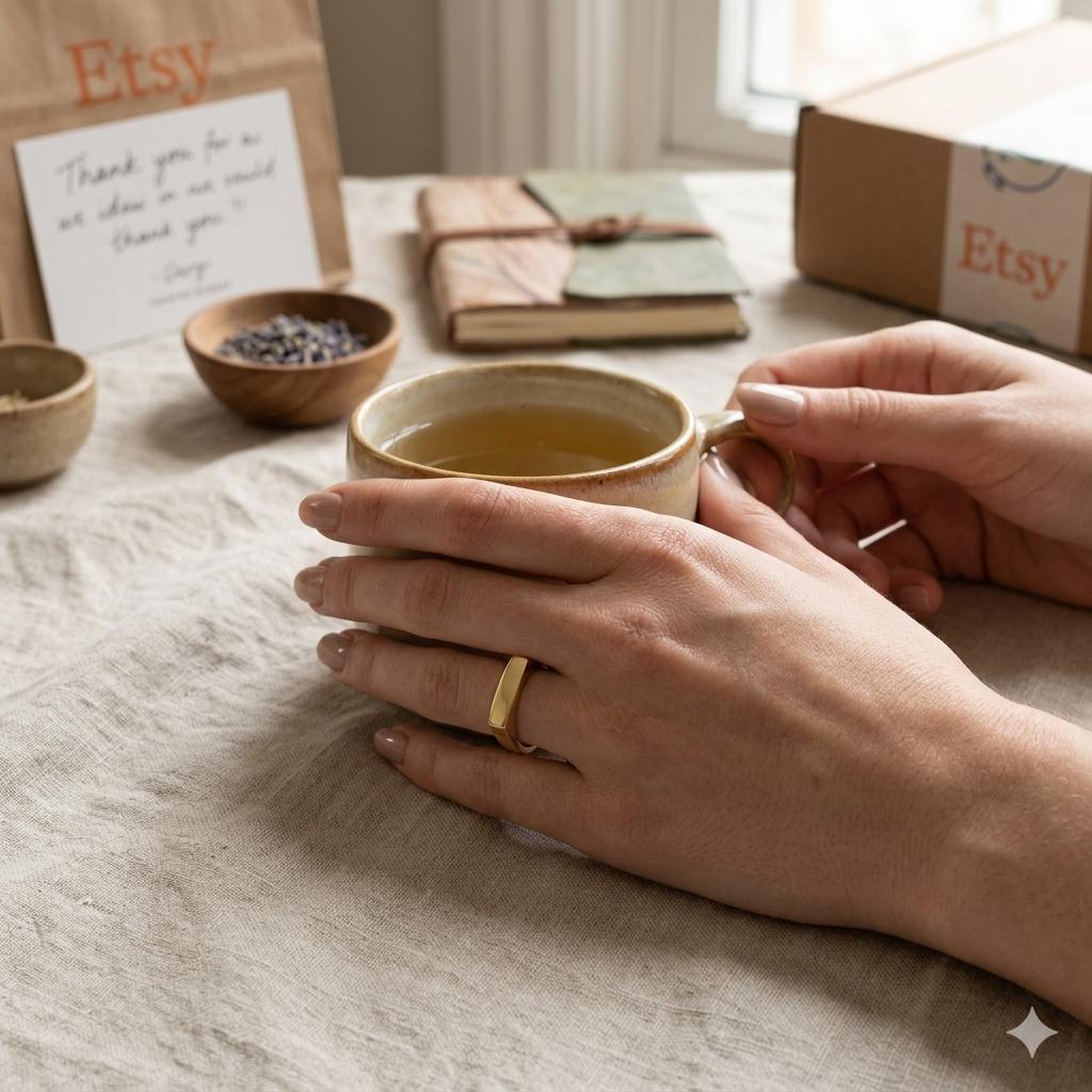 Minimalist Gold Bar Ring, Modern Geometric Signet Band, 14k Stackable Ring