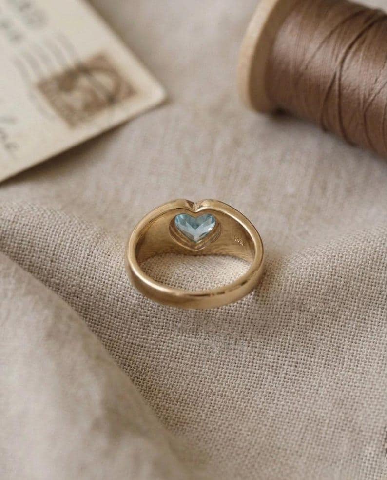 Custom Real Gold Ring, Personalized Order for Mary