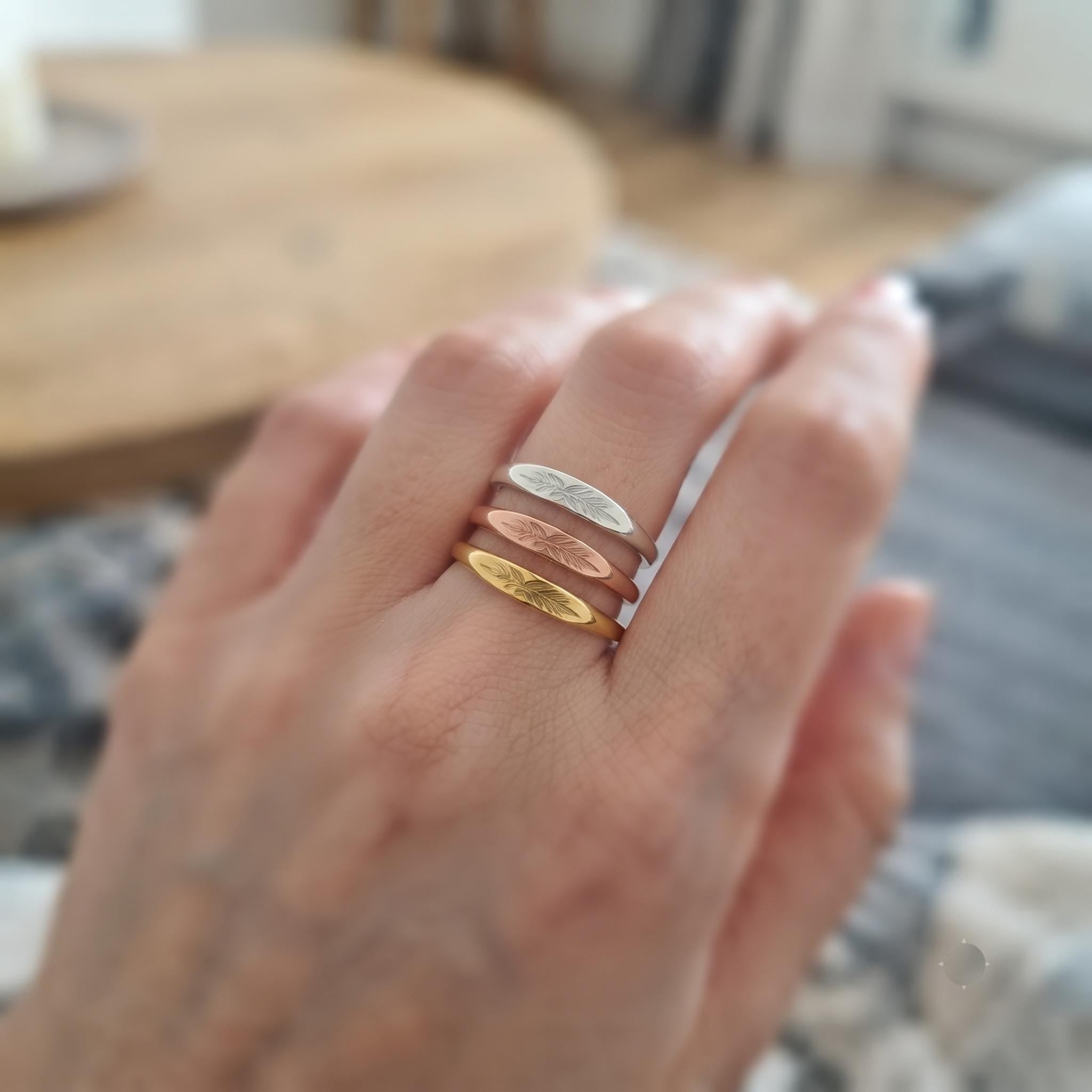 Minimalist Gold Band, Trendy Everyday Ring, Gift for Wife/Girlfriend, Dainty Gold Jewelry