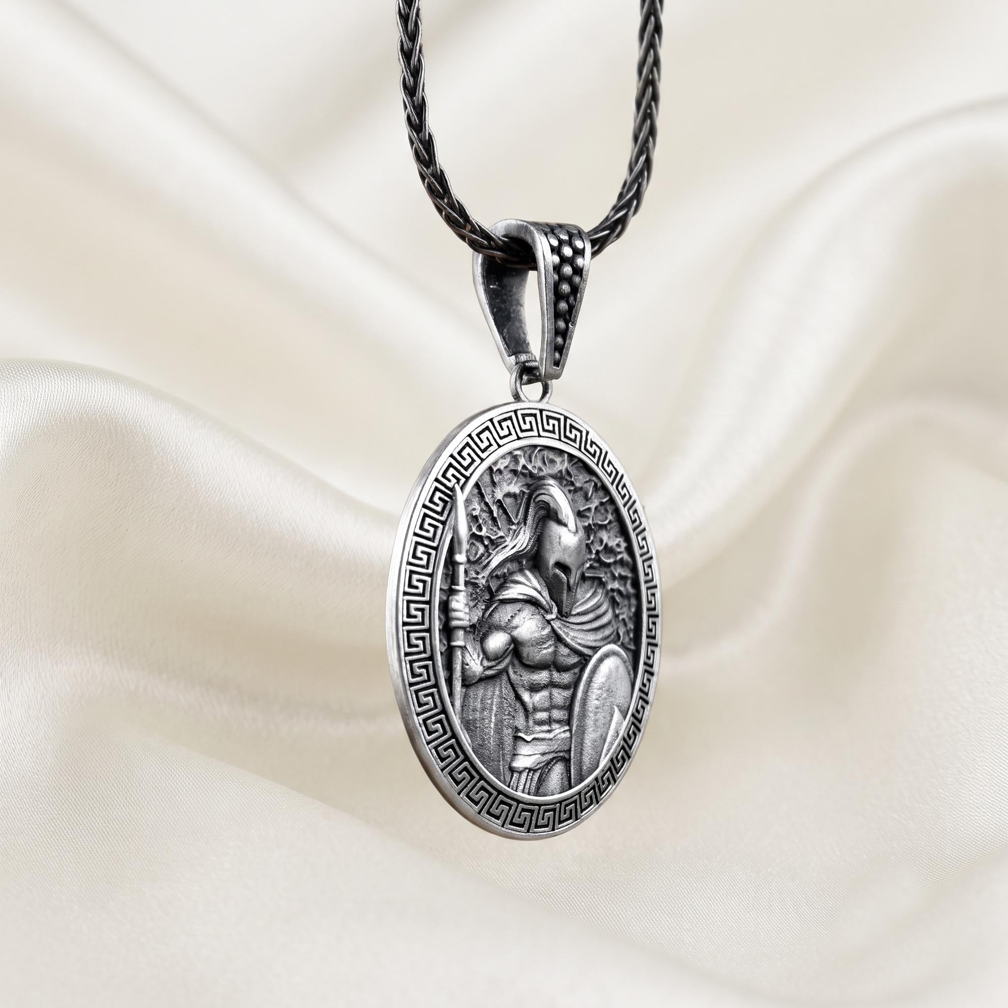 Antique Oxidized Sterling Silver Hindu Deity Pendant Necklace, Traditional Indian Jewelry